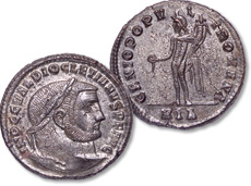 Diocletian bronze follis