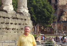 Here I am in the Roman Forum