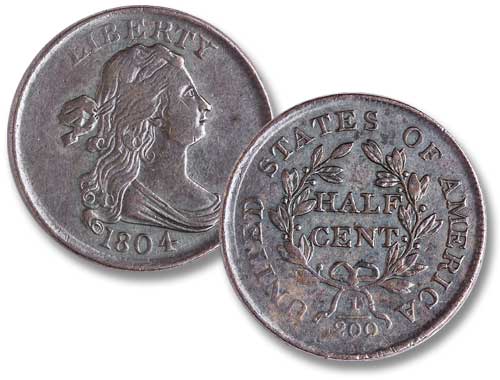 [photo: 1804 Draped Bust Half Cent]