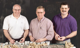 [photo: Littleton's coin buyers: Jim, Butch and Ken]