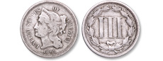 nickel three-cent piece