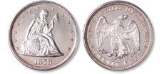 silver twenty-cent piece designs