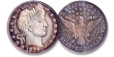 Named for their designer, classic 1892-1916 Barber silver quarters witnessed America's modernization during the turn of the 20th century.
